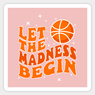 College basketball groovy Magnet